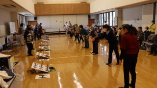 きっとウマくいく!輪投げ大会と昼食交流会~なごみ会(ひとり暮らし高齢者交流会)を開催しました~